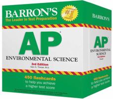 Barron's AP Environmental Science Flash Cards 1438074034 Book Cover