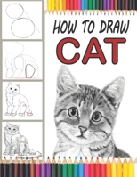 How to draw cat: How to draw a cute cat in a professional way step by step For children and adults B0BCD8491K Book Cover