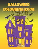 Halloween Colouring Book: Simple colouring designs for younger children for hours of spooky creative & mindful fun 1695578902 Book Cover
