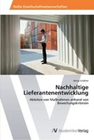 Nachhaltige Lieferantenentwicklung 3639464699 Book Cover