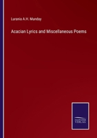 Acacian Lyrics and Miscellaneous Poems 3375159609 Book Cover
