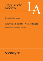 Sprache in Baden-W�rttemberg: Merkmale Des Regionalen Standards 3484305266 Book Cover