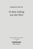 In Dem Anfang War Das Wort: Studien Zu Luthers Sprachverstandnis 3161490819 Book Cover