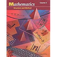Mathematics Structure and Method Course 2 0395430488 Book Cover
