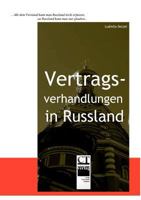 Vertragsverhandlungen in Russland 3937686533 Book Cover
