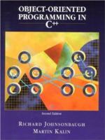 Object-Oriented Programming in C++ (2nd Edition) 0130158852 Book Cover