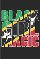 Black Girl Magic: St Kitts And Nevis Melanin Poppin Blank Lined Notebook 1695316371 Book Cover