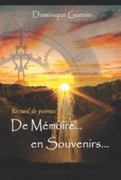 De mémoire en souvenirs... (French Edition) 2956849018 Book Cover