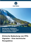 Klinische Bedeutung von PPG-Signalen - Eine technische Perspektive (German Edition) 6208471427 Book Cover