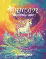 Unicorn Coloring Book: Coloring Book for Teenagers & Adults | For Fantasy and Unicorn Lovers | With 40 Unicorn Designs | Relaxing Coloring Book B0CTM5P89Y Book Cover