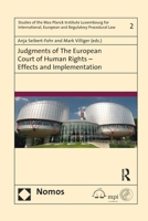 Judgments of the European Court of Human Rights - Effects and Implementation 0367599538 Book Cover