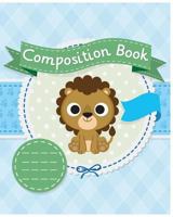 Cute Composition Book : Kids School Exercise Book Wide Ruled Large Notebook 8x10Inch 100Pages 1974303225 Book Cover