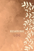Reading Log: Gift for Book Lovers and Bookworms - Reading Journal - Keep Track of Your Books And Review Them - 114 Record Pages With Table of Contents - Size (6x9) 1671284534 Book Cover