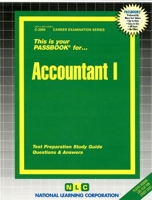 Accountant I (Passbook Series. Passbooks For Career Opportunities) (Career Examination Passbooks) 0837329663 Book Cover