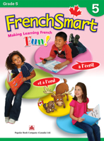 FrenchSmart Grade 5 - Learning Workbook For Fifth Grade Students – French Language Educational Workbook for Vocabulary, Reading and Grammar! 1897457502 Book Cover