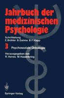 Psychosoziale Onkologie 3540515194 Book Cover