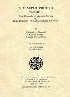 The AEPCO Project: Dos Condado to Apache Survey and Data Recovery of Archaeological Resources 1889747068 Book Cover