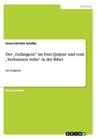 Der „Gefangene" im Don Quijote und vom „Verlorenen Sohn" in der Bibel: Ein Vergleich 3656405964 Book Cover