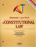 Casenote Legal Briefs: Constitutional Law - Keyed to Cohen And Varat 0735559538 Book Cover