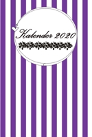 Kalender 2020: SCH�NE GESCHENKIDEE // Taschenkalender zum ausf�llen 150 Seiten // lila // 6x9 (15,20cm x 22,80cm) Wundersch�nes Softcover gl�nzend / undatiert / Jeder Tag eine eigene Seite - Schreibwa 1712141856 Book Cover