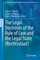 The Legal Doctrines of the Rule of Law and the Legal State 3319350021 Book Cover