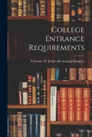 College Entrance Requirements 1019321369 Book Cover