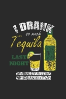 I Drank So Much Tequila: Tequila, Graph Paper (6 x 9 - 120 pages) Drink Themed Notebook for Daily Journal, Diary, and Gift 1671088581 Book Cover
