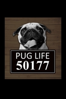 Pug Life 50177: Hangman Puzzles Mini Game Clever Kids 110 Lined Pages 6 X 9 In 15.24 X 22.86 Cm Single Player Funny Great Gift 170223729X Book Cover
