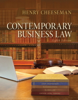 Contemporary Business Law 0130868647 Book Cover