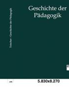 Geschichte Der P Dagogik 3863827740 Book Cover