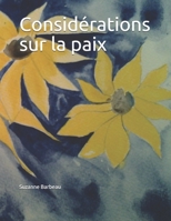 Considérations sur la paix (French Edition) B08BDMKZGV Book Cover