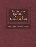 Les oeuvres d'Euclide 1178880133 Book Cover