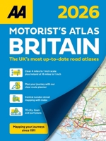 AA Motorists Atlas Britain 2026 Spiral 074958436X Book Cover