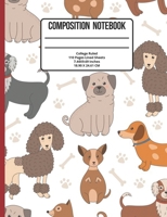 Composition Notebook College Ruled: Dog 110 Pages 1089391994 Book Cover