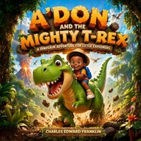 A'Don And the Mighty T-Rex, A Dinosaur Adventure for Little Explorers B0H12MDS7X Book Cover