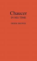 Chaucer in His Time 0837196493 Book Cover