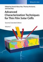 Advanced Characterization Techniques for Thin Film Solar Cells 3527339922 Book Cover