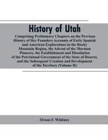 History of Utah 1017006083 Book Cover