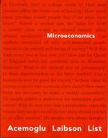 Microeconomics, Global Edition 129221435X Book Cover