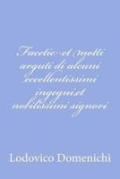 Facecies et motz subtilz, d'aucuns excellens esprits et tresnobles seigneurs 1480285595 Book Cover