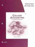 Working Papers with Study Guide for Scott's College Accounting: A Career Approach, 12th 1285838076 Book Cover