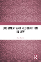 Judgment and Recognition in Law 1041348762 Book Cover