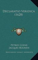 Declaratio Veridica (1628) 1120275806 Book Cover