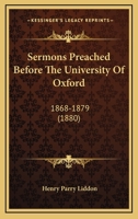 Sermons Preached Before the University of Oxford 1164034251 Book Cover