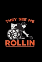 They see me rollin: 6x9 Crossboccia grid squared paper notebook notes 1674078560 Book Cover