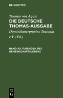 Tugenden des Gemeinschaftslebens 311265823X Book Cover