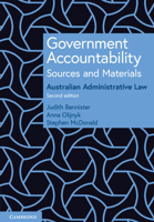 Government Accountability: Australian Administrative Law Sources and Materials 1009101943 Book Cover