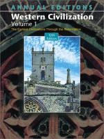 Annual Editions: Western Civilization, Volume 1 0072548258 Book Cover