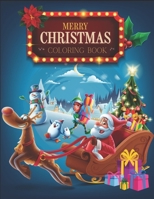 Merry Christmas Coloring Book B0BN22LLHM Book Cover
