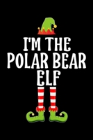 I'm the Polar Bear Elf: Blank Lined Family Matching Christmas Diary Best Christmas gift Notebook And Journal 6x9 Inch 120 Pages White Paper 1709959584 Book Cover